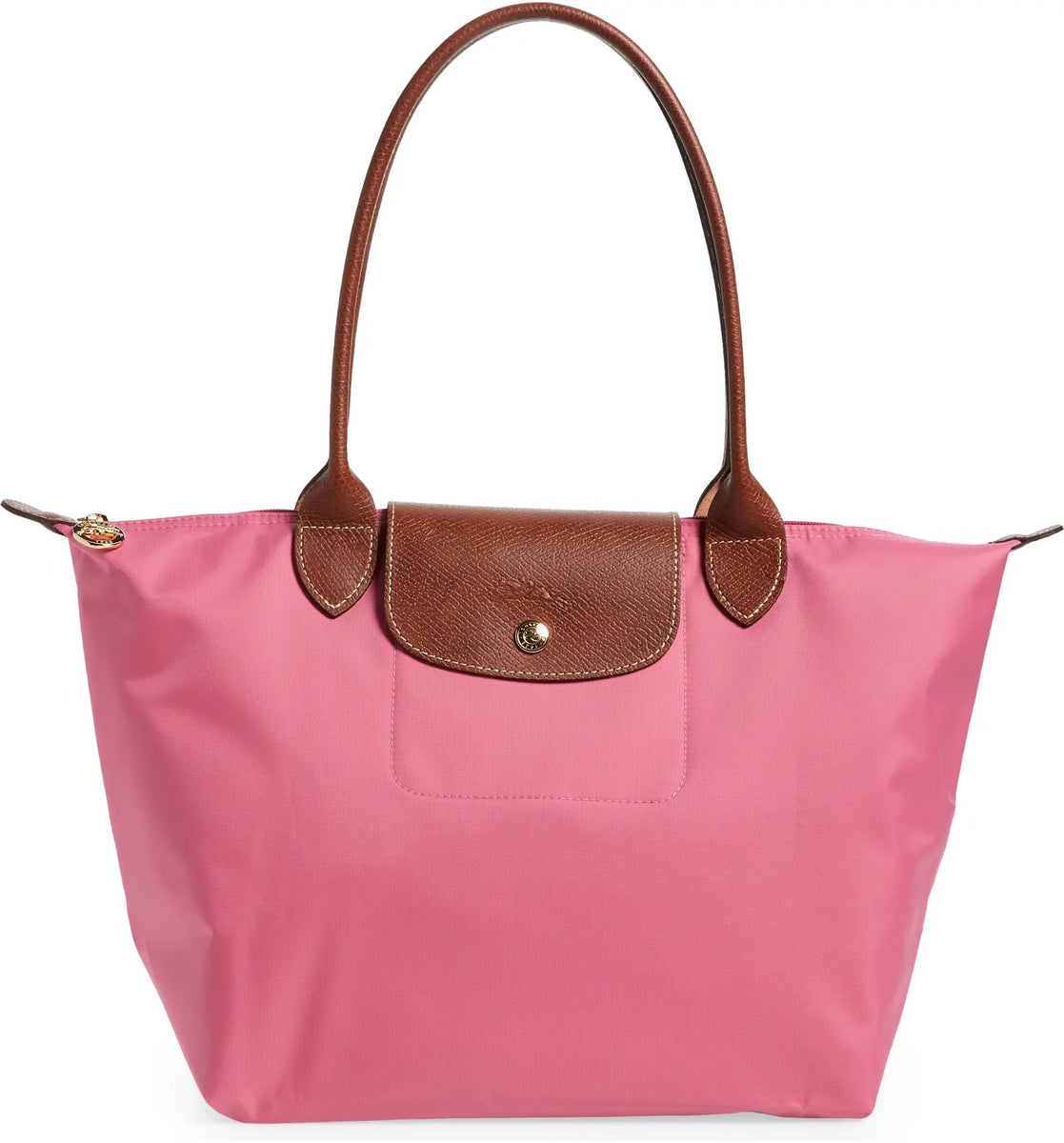 Longchamp Le Pliage Flamingo Pink Nylon Hobo Bag – I MISS YOU VINTAGE