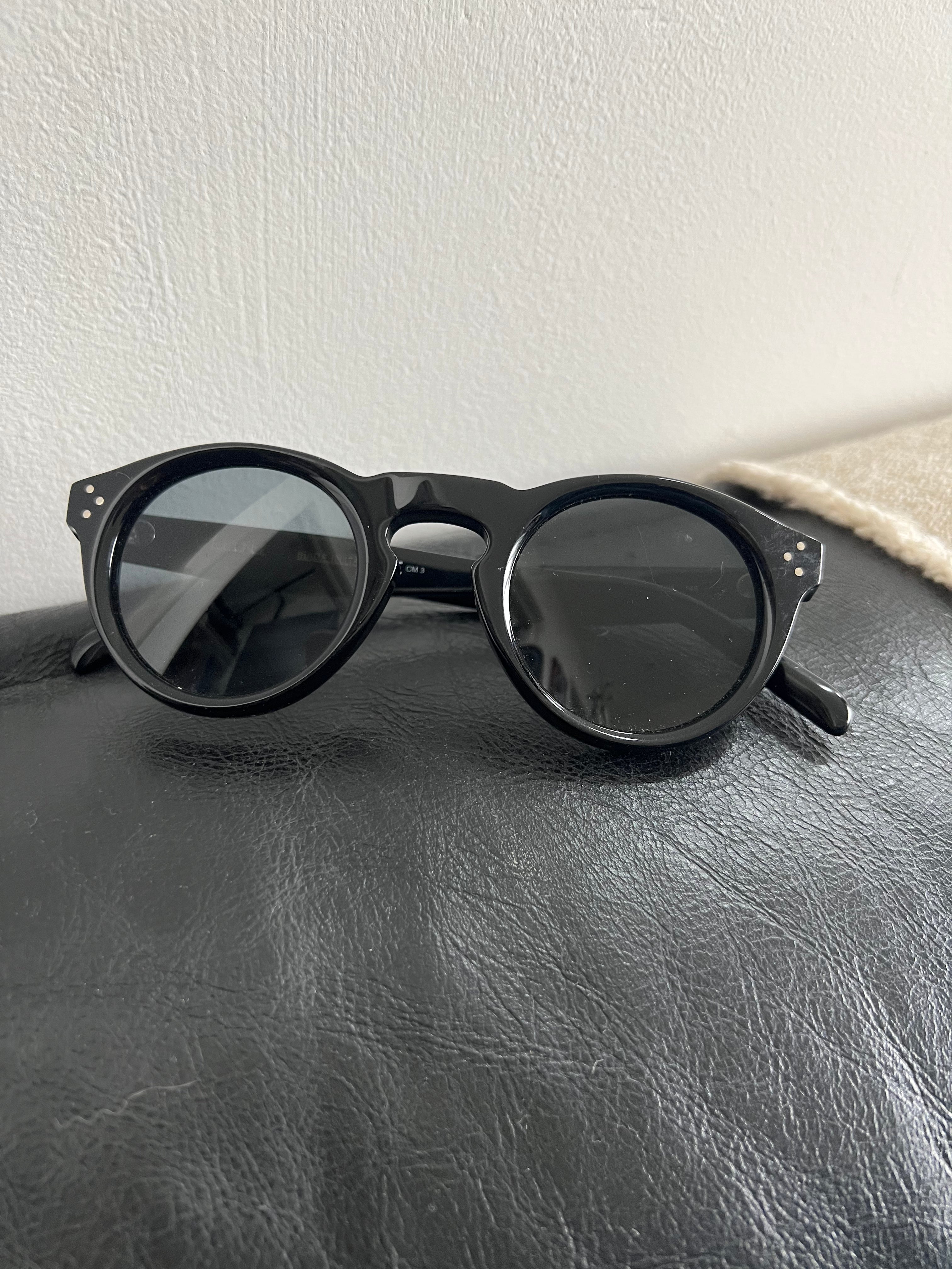 Celine bevel round shop sunglasses