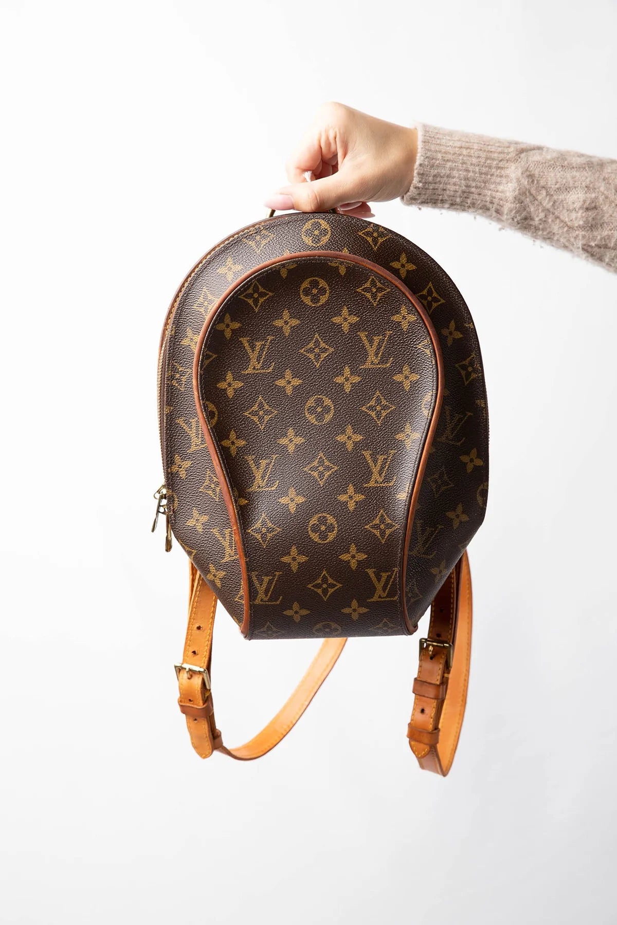 LOUIS VUITTON Ellipse Sac A Dos Monogram Canvas Backpack Bag Brown