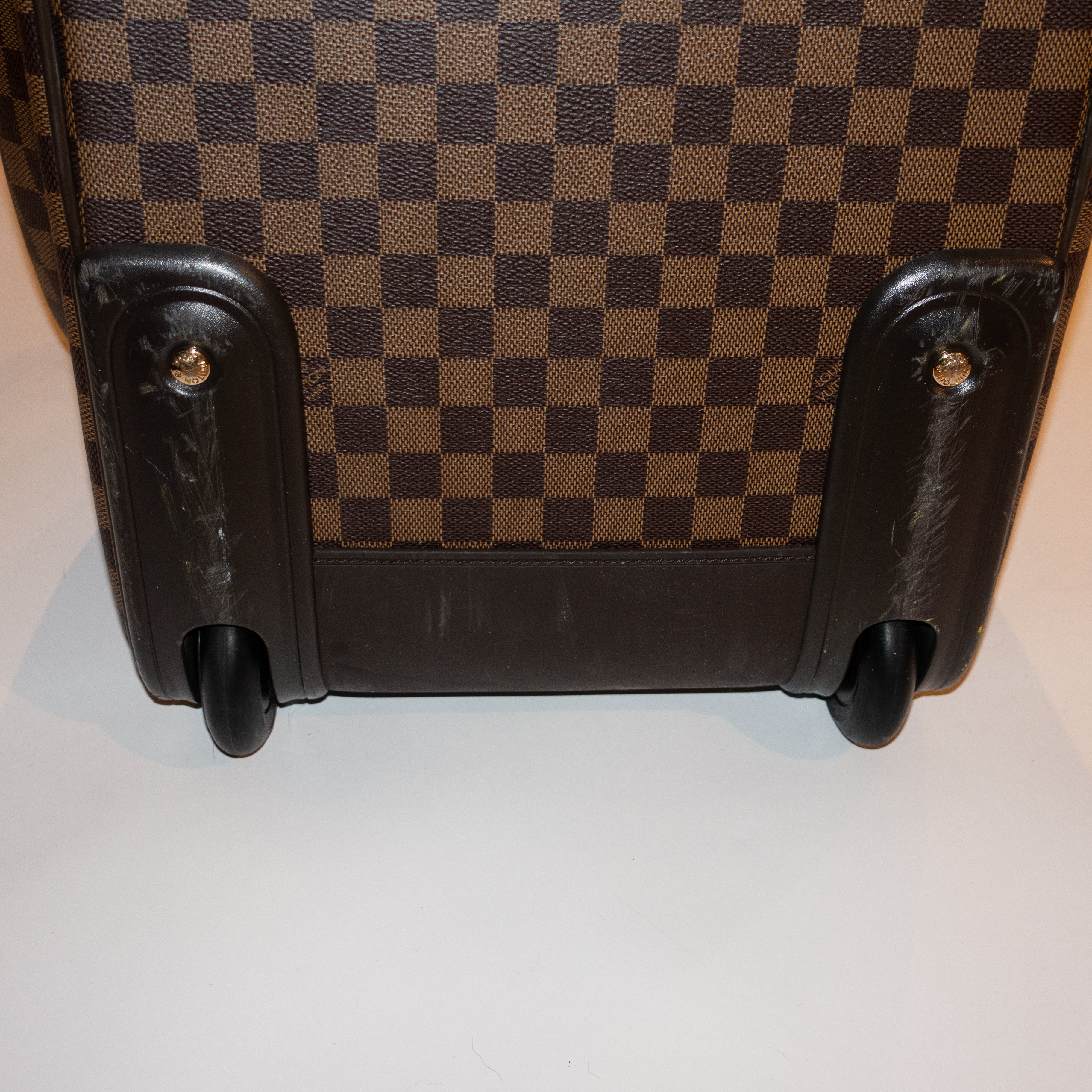 Louis Vuitton Damier Ebene Eole 60 Rolling Luggage Trolley Suitcase Duffle  Leather ref.397742 - Joli Closet