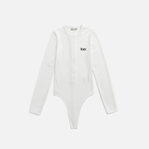 RESALE Kith Reese Henley Bodysuit in Cloud Size Small The Tiny