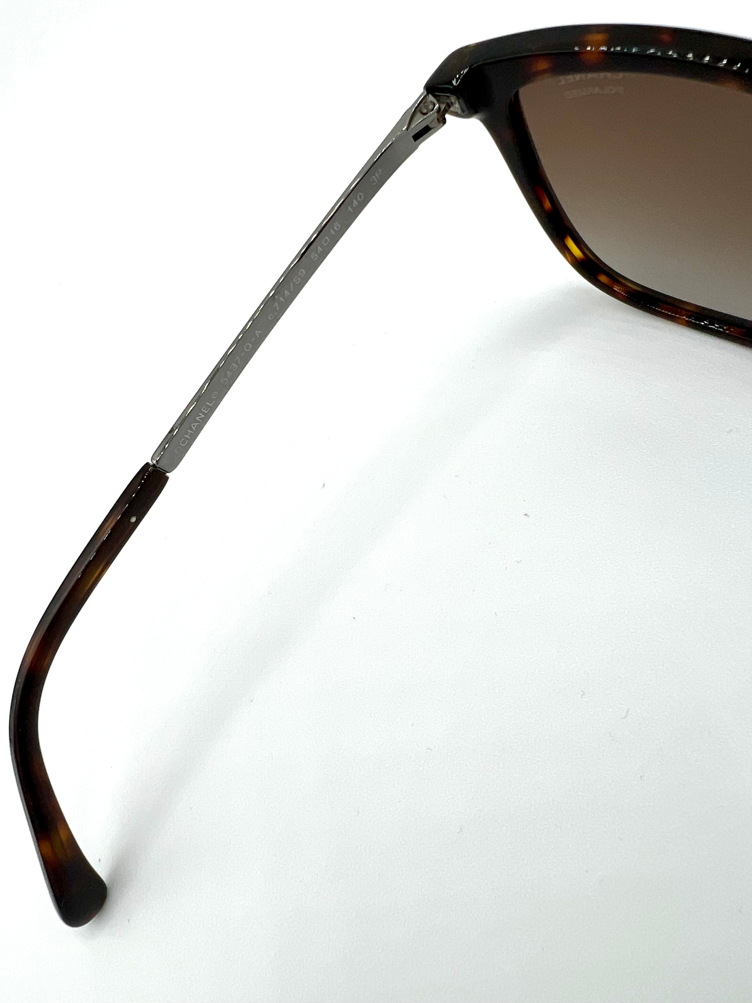 chanel gold cat eye sunglasses vintage