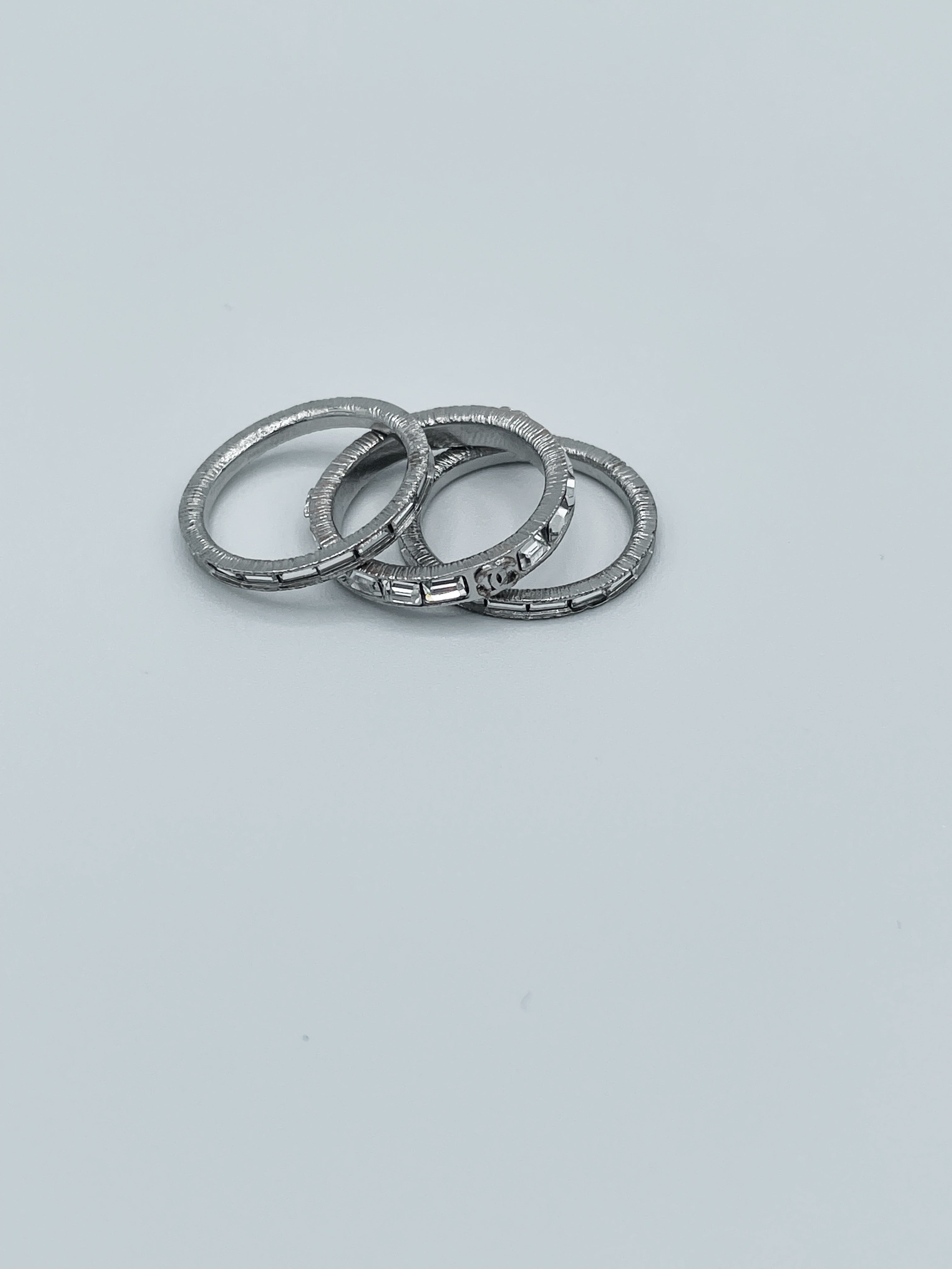 chanel silver ring